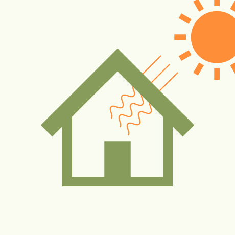 日射熱利用暖房のデザイン